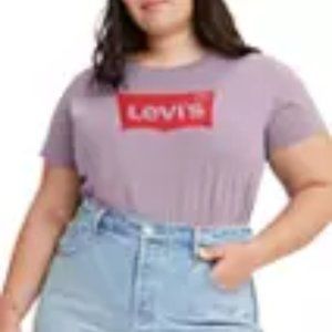 Levi's Light Purple T-Shirt in Soft Cotton, 2X & 3X